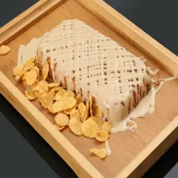 كنافة قشطة وكيندر